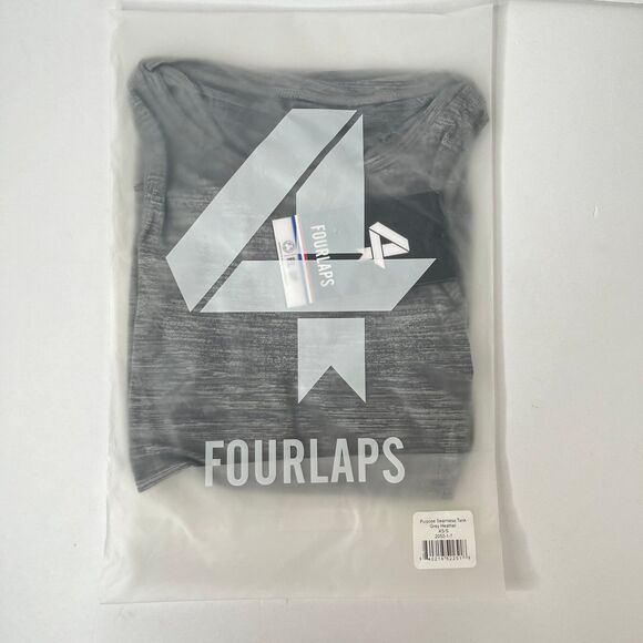 NWT Women’s Fourlaps Purpose Seamless Tank Grey Heather Size XS/S #396 - Picture 12 of 12